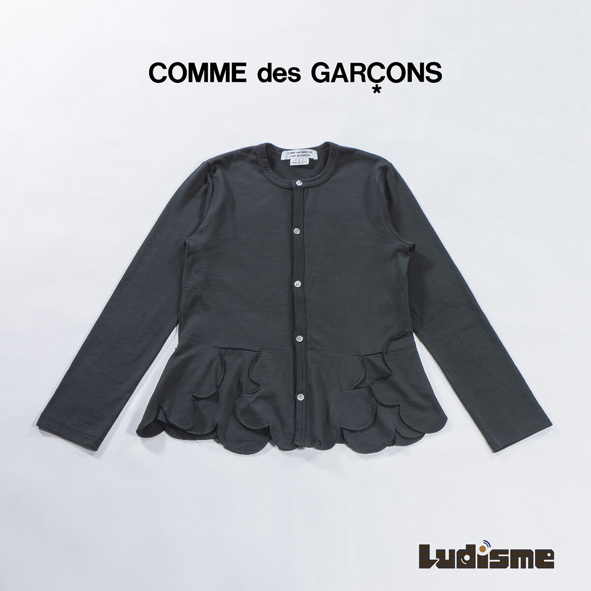 楽天市場】クルーネックカーディガン（ブランドコムデギャルソン）の通販