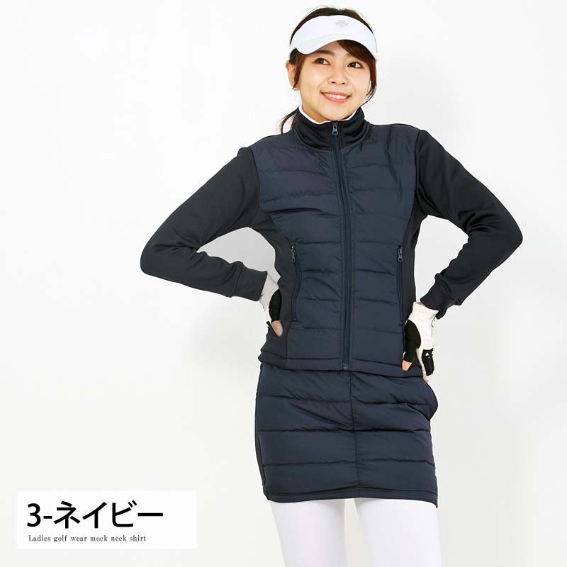 楽天市場】ゴルフウェア レディース セットアップ（カラーネイビー）の通販