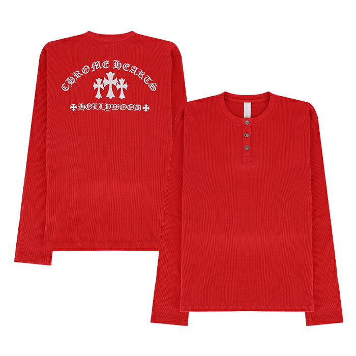 楽天市場】クロムハーツ ロンt（カラーレッド）（メンズファッション