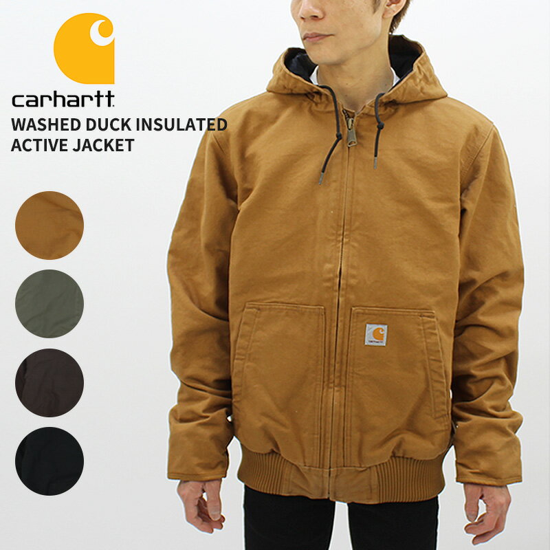 楽天市場】carhartt washed duck insulated active jacketの通販