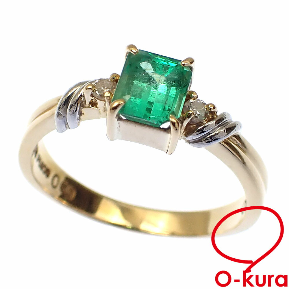 楽天市場】k18 中古（宝石のカットエメラルド）（指輪・リング