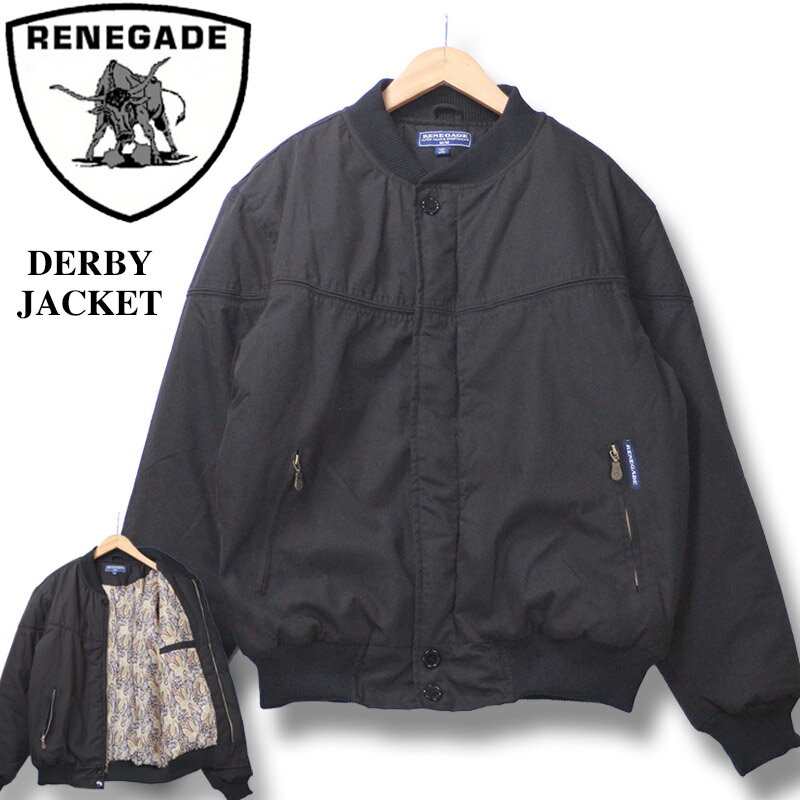 楽天市場】ダービージャケット（カラーブラック）（メンズファッション