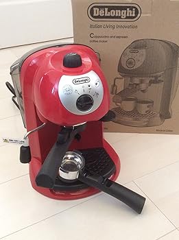 楽天市場】デロンギ エスプレッソマシン（カラーレッド）（家電）の通販