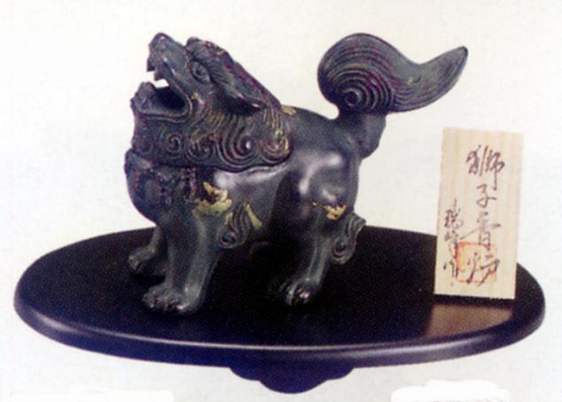 楽天市場】高岡銅器 銅製 福 徳 獅 子 香炉 瑞峰作の通販
