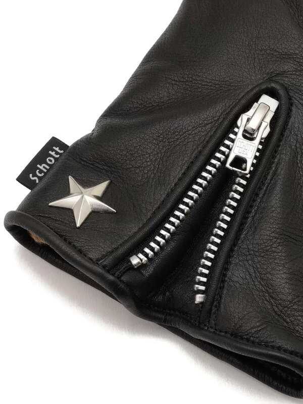 Schott ショット 手袋 メンズ スマートフォン対応 レザー 手袋 冬 裏