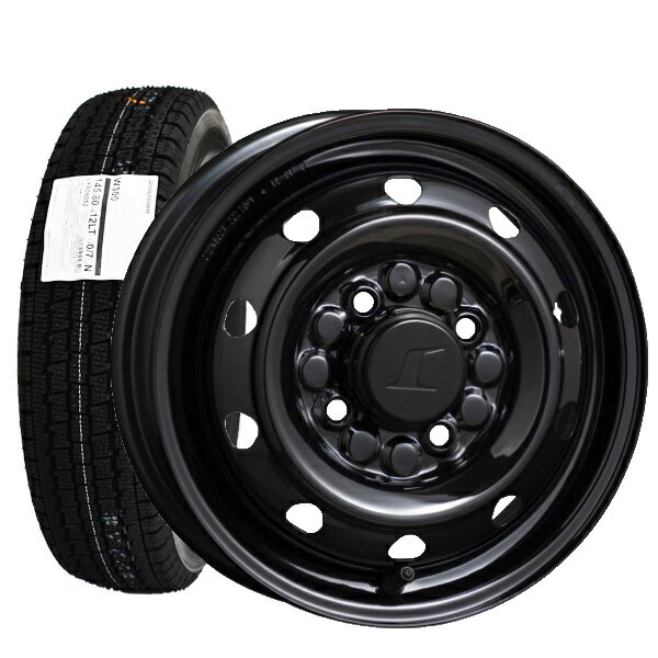 楽天市場】スタッドレスタイヤ 145／80r12 ホイールセットの通販