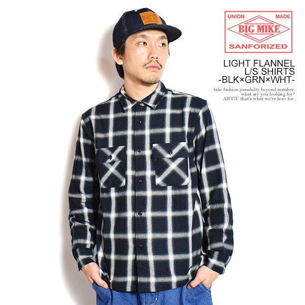 楽天市場】bigmike ネルシャツ（サイズ（S/M/L）LL）（メンズ