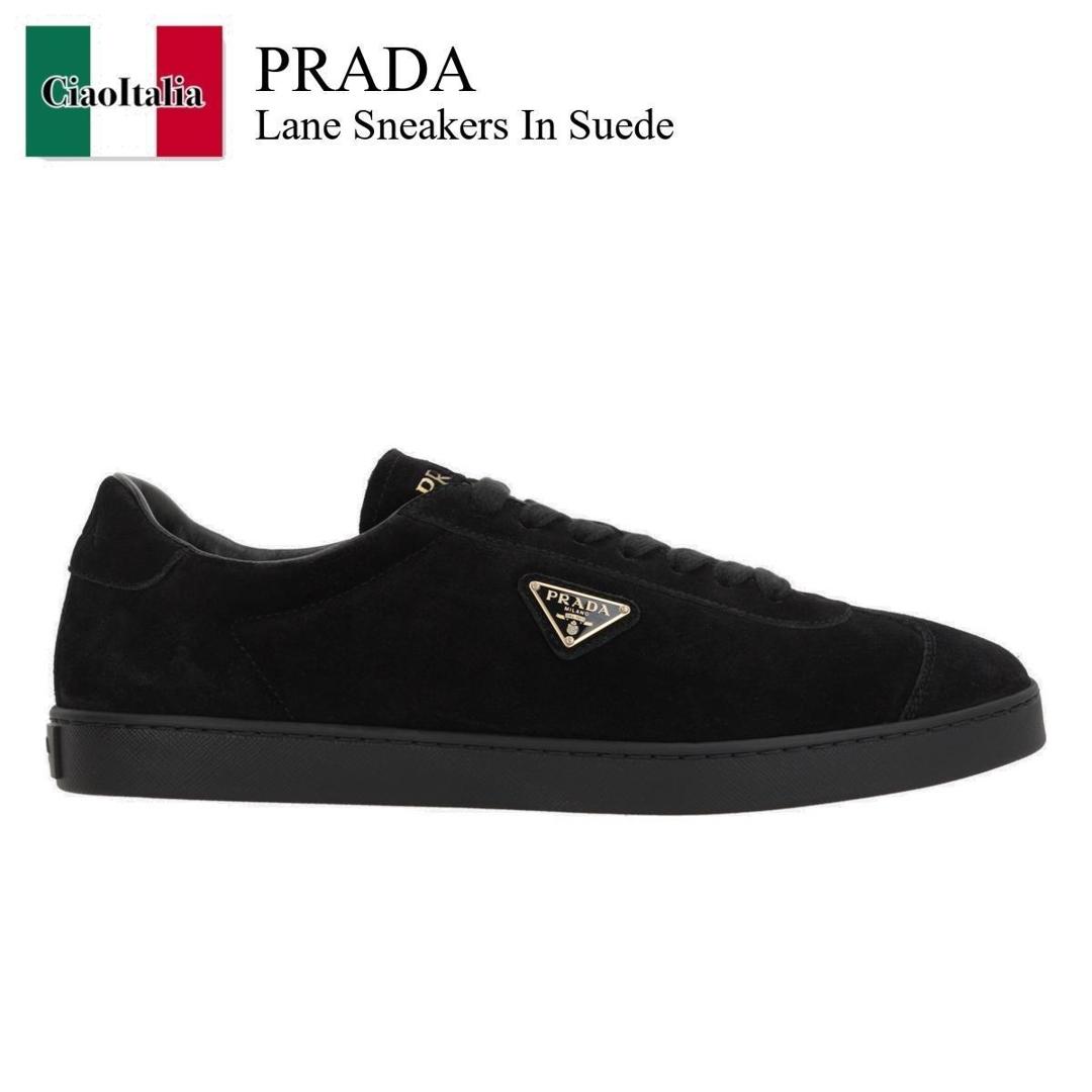 楽天市場】PRADA（素材（生地・毛糸）スエード）（スニーカー｜メンズ