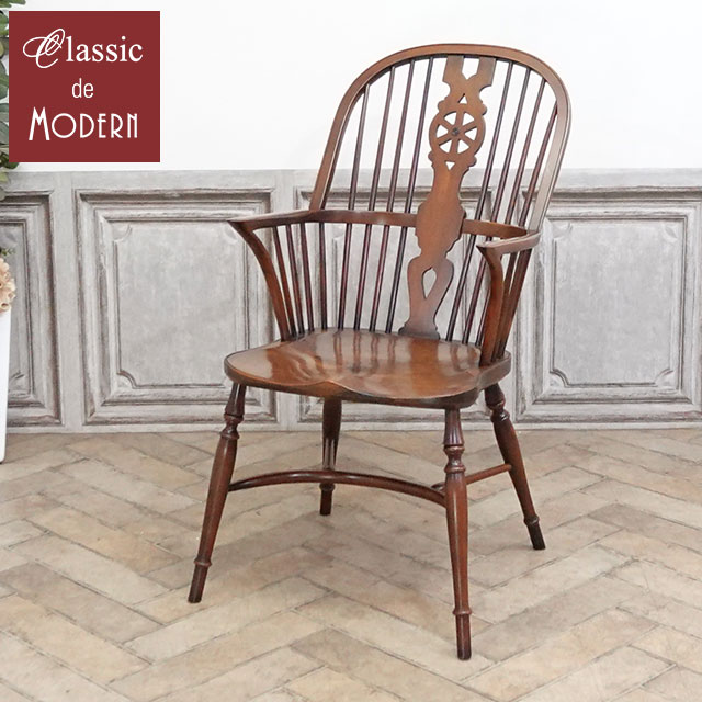 楽天市場】ホイールバックチェア アンティーク（イス・チェア