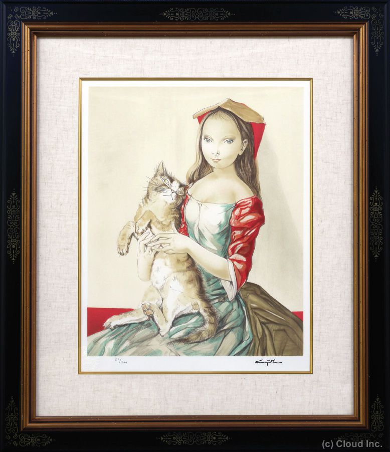 楽天市場】藤田嗣治 リトグラフ（絵画｜アート・美術品・骨董品・民芸
