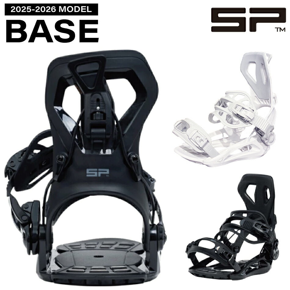 SP Binding スノボビンディング ホワイト、トゥキャップベルト黒は新品