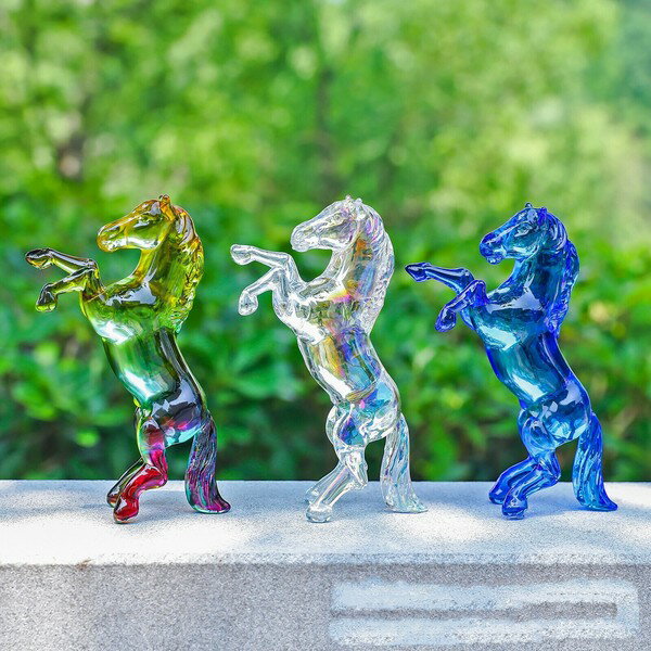 楽天市場】ガラス細工 馬の通販