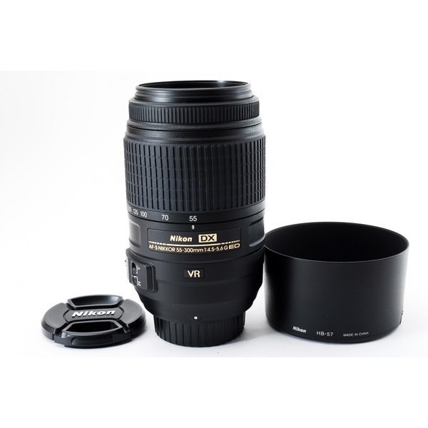 楽天市場】nikon 望遠ズームレンズ af－s dx nikkor 55－300mmの通販