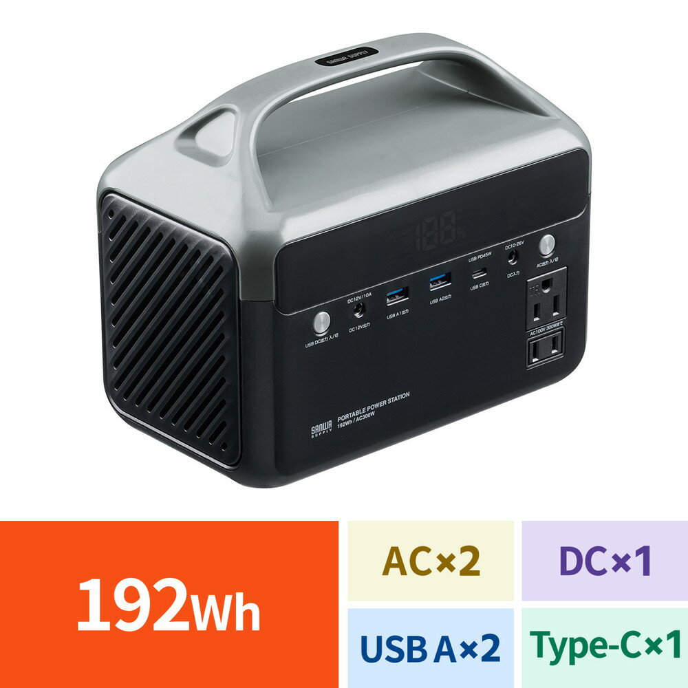 楽天市場】ポータブル電源 60000mah 222wh 300wの通販