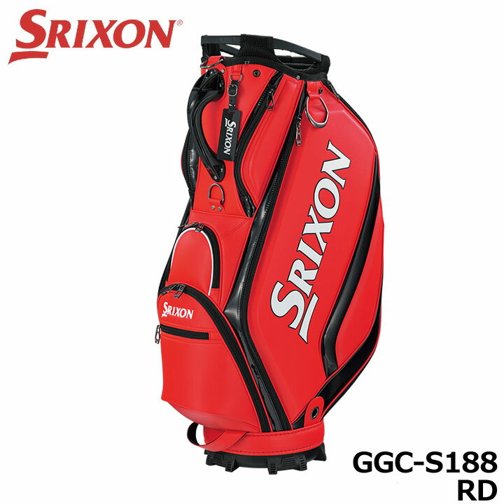 Srixon スタンド式ゴルフバッグ レッド Srixon スタンド式ゴルフバッグ