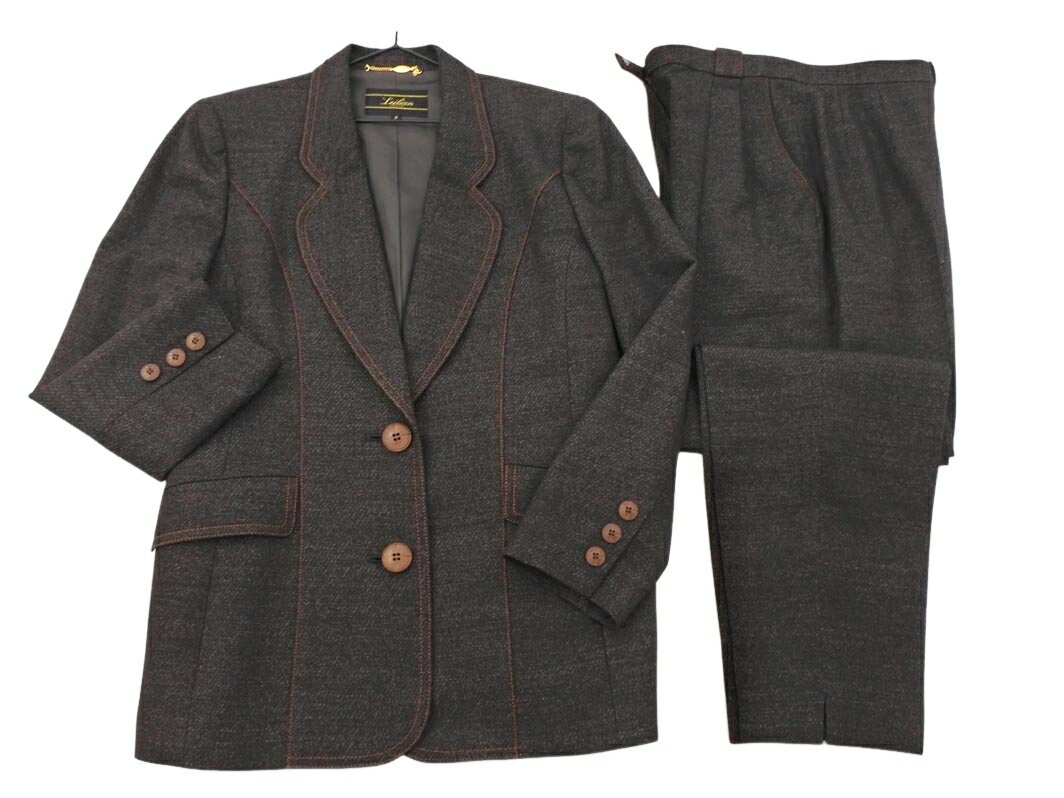 楽天市場】ウール100%（パンツスーツ｜スーツ・セットアップ