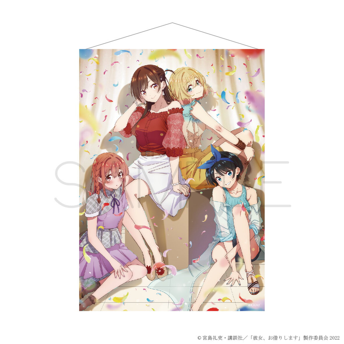 楽天市場】彼女お借りします タペストリーの通販