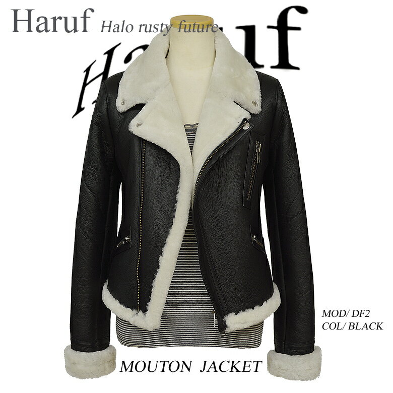 楽天市場】ムートン ダブルライダースジャケットの通販