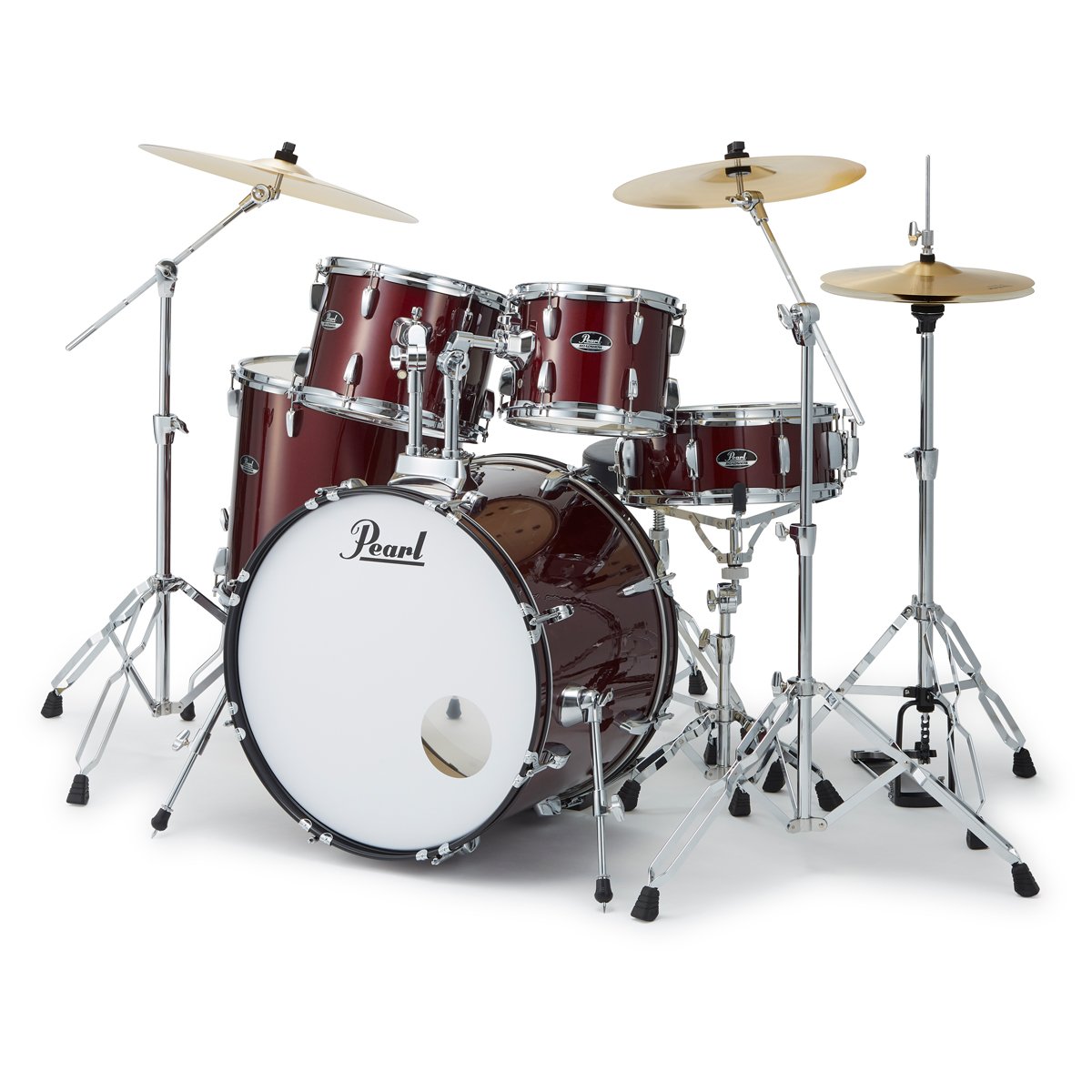 楽天市場】pearl ドラムセット（カラーワインレッド）（ドラムセット