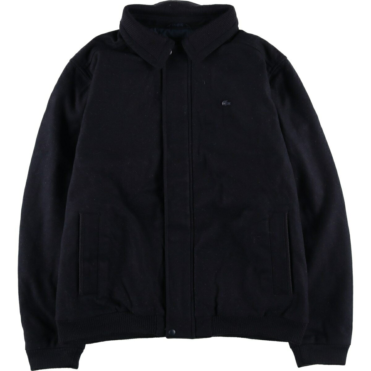 新品LACOSTE中綿 ウールジャケット サイズ48 新品LACOSTE中綿 ウール