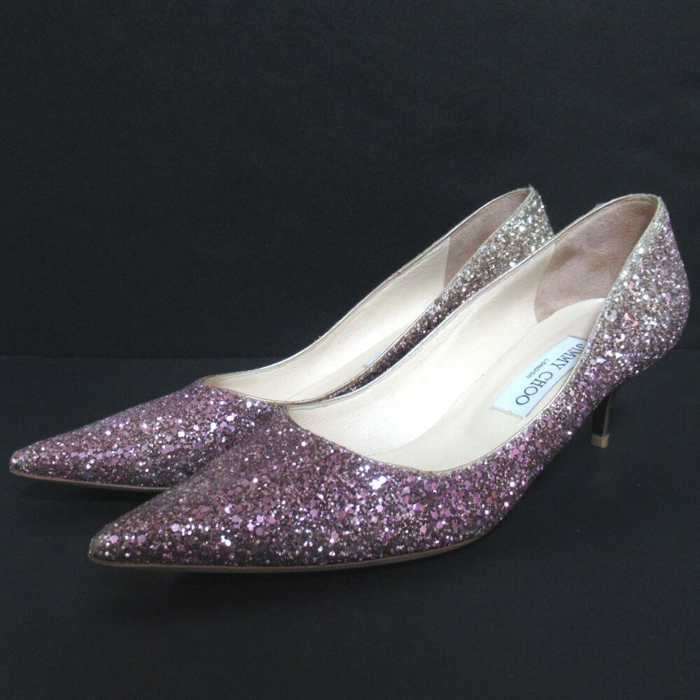 楽天市場】ジミーチュウ パンプス グリッターの通販