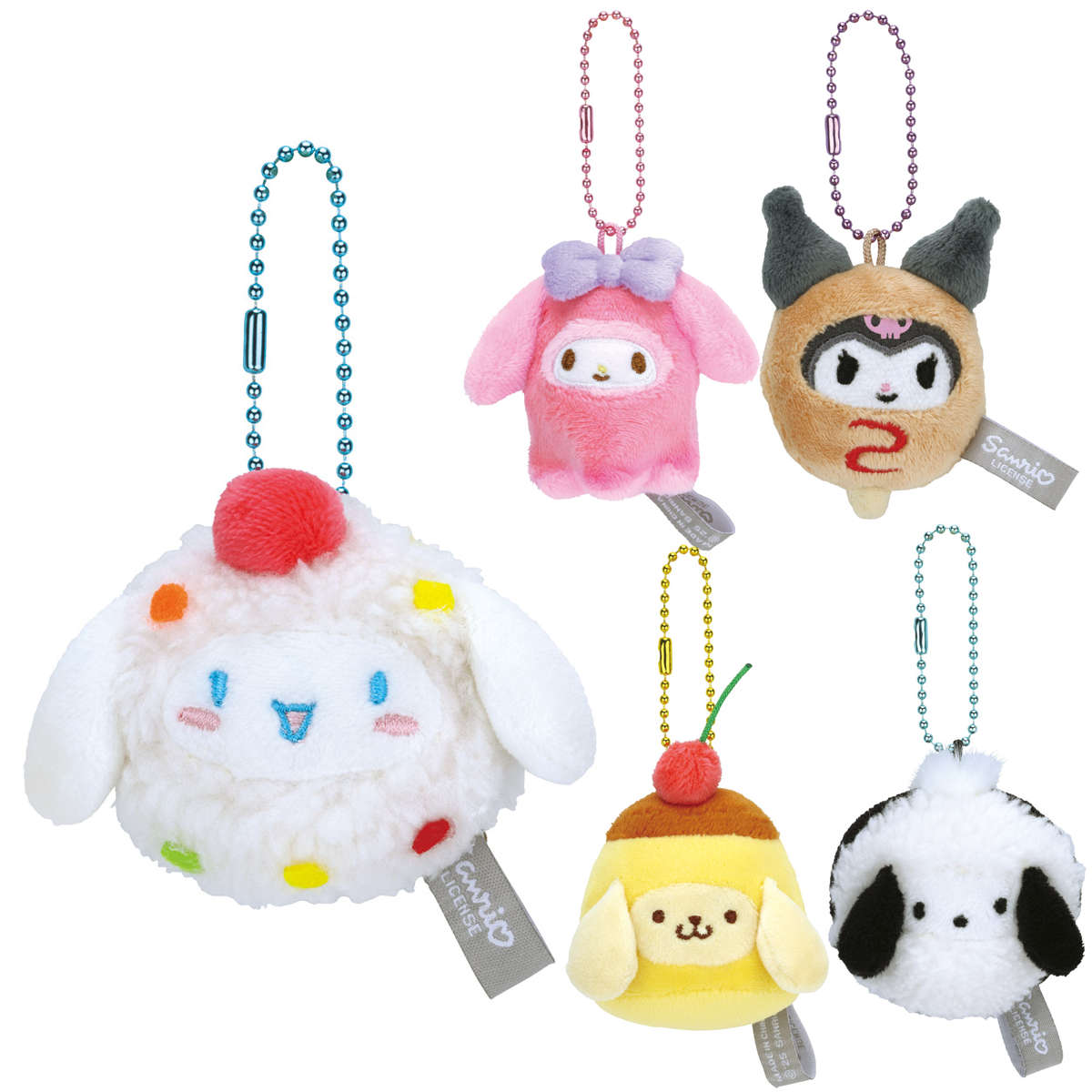 楽天市場】ポムポムプリン ぬいぐるみ（キーホルダー｜キーホルダー