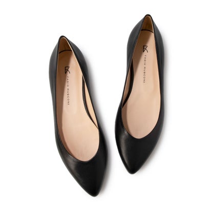 楽天市場】fabio rusconi ポインテッドトゥ ブラックの通販