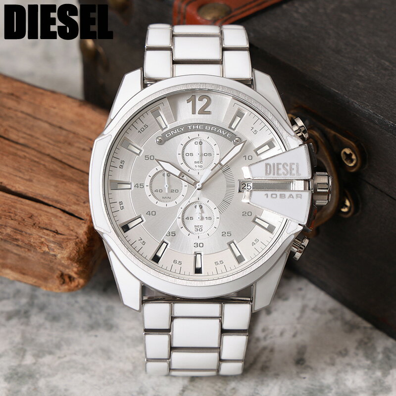 楽天市場】ディーゼル 時計 シルバーの通販