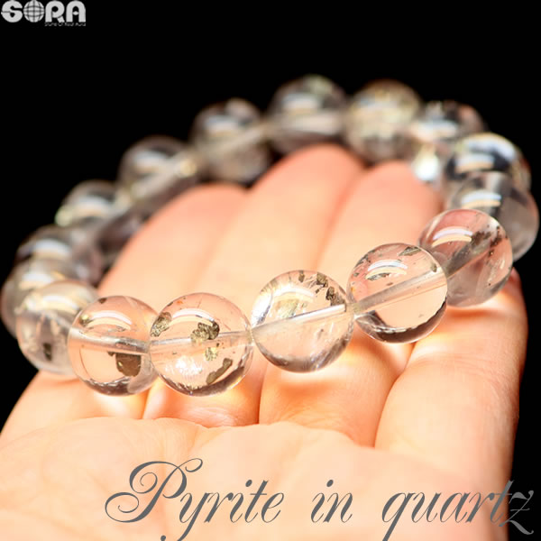 楽天市場】ブレスレット パイライトインクォーツの通販