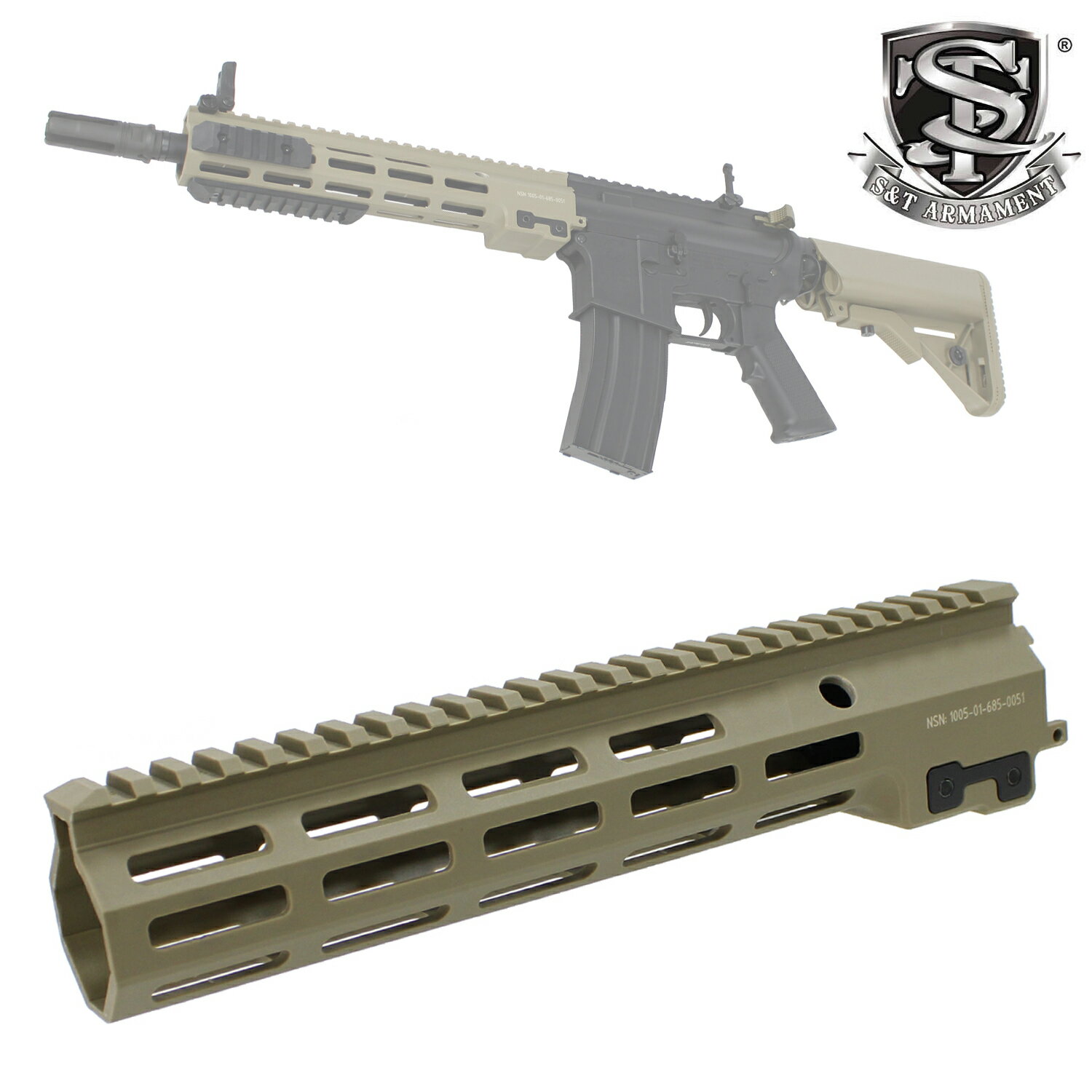 ガイズリー ハンドガード エムロック 9.5インチ GEISSELE SMR MK16 M