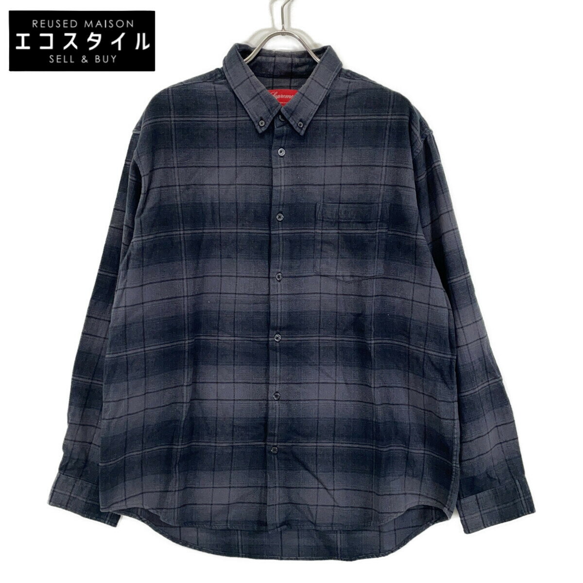 楽天市場】Supreme Houndstooth Flannel Hooded Shirtの通販