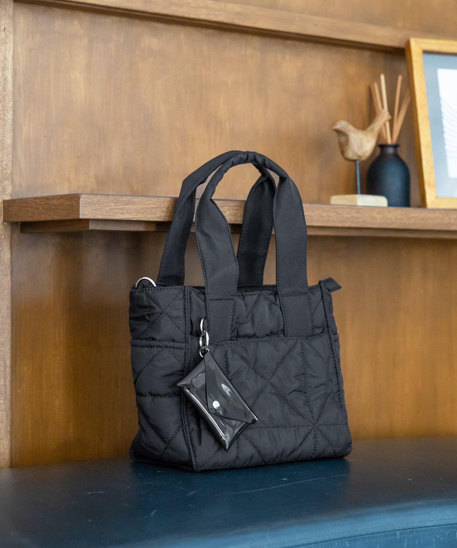 楽天市場】キルティング バッグ（カラーブラック）（レディースバッグ