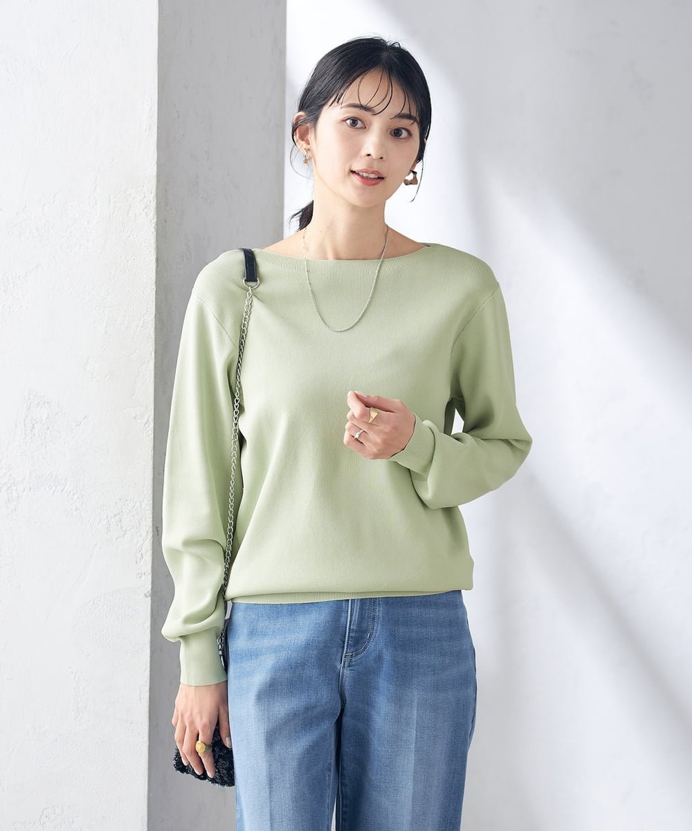 楽天市場】パフスリーブ ボートネックの通販