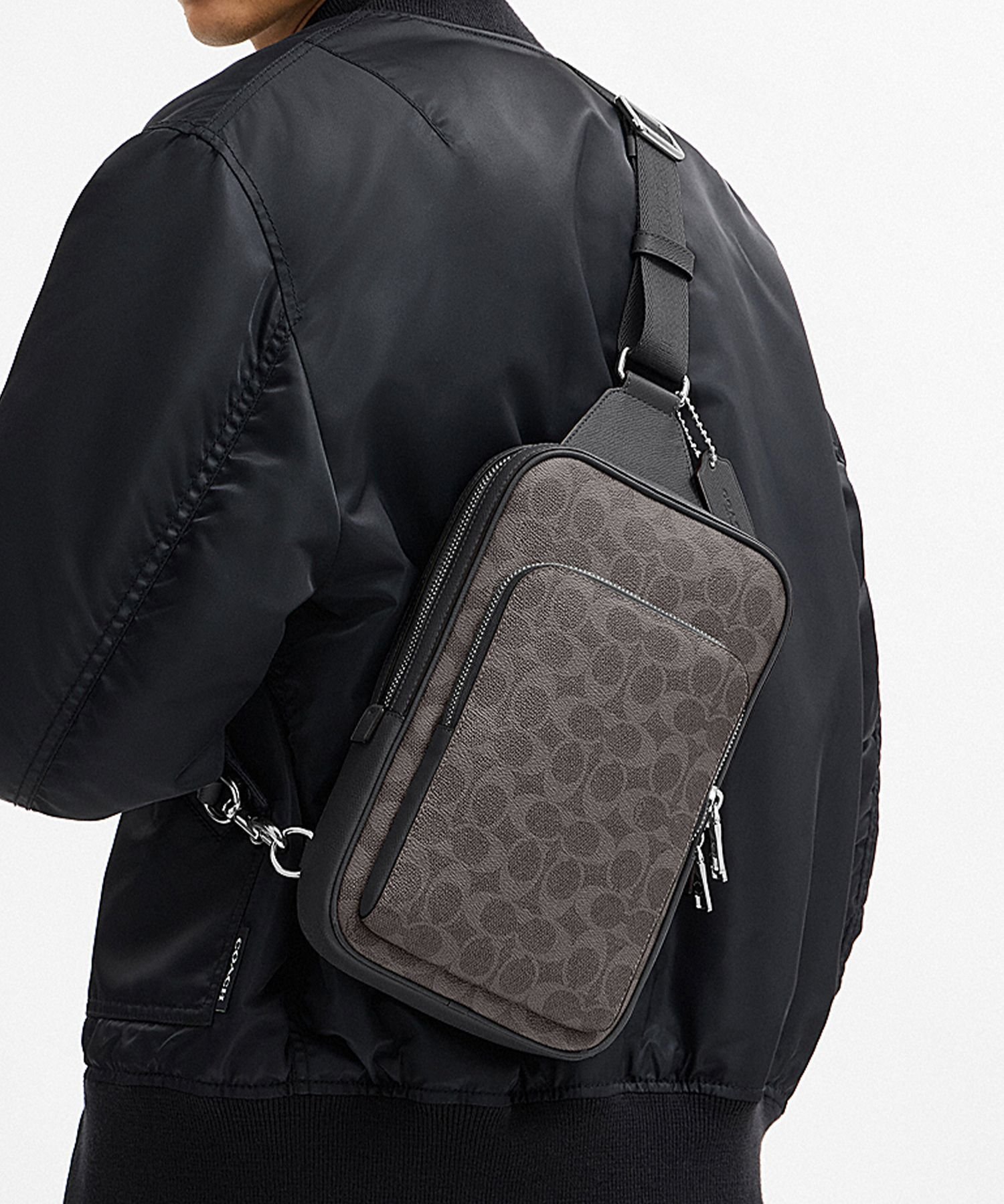 楽天市場】ボディバッグ 本革（ブランドコーチ）（メンズバッグ