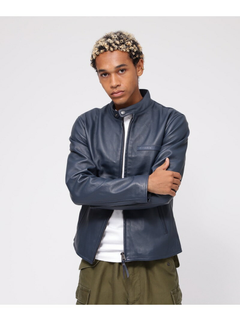 楽天市場】シングルライダース ネイビーの通販