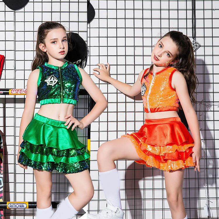 楽天市場】スパンコール 衣装 オレンジの通販