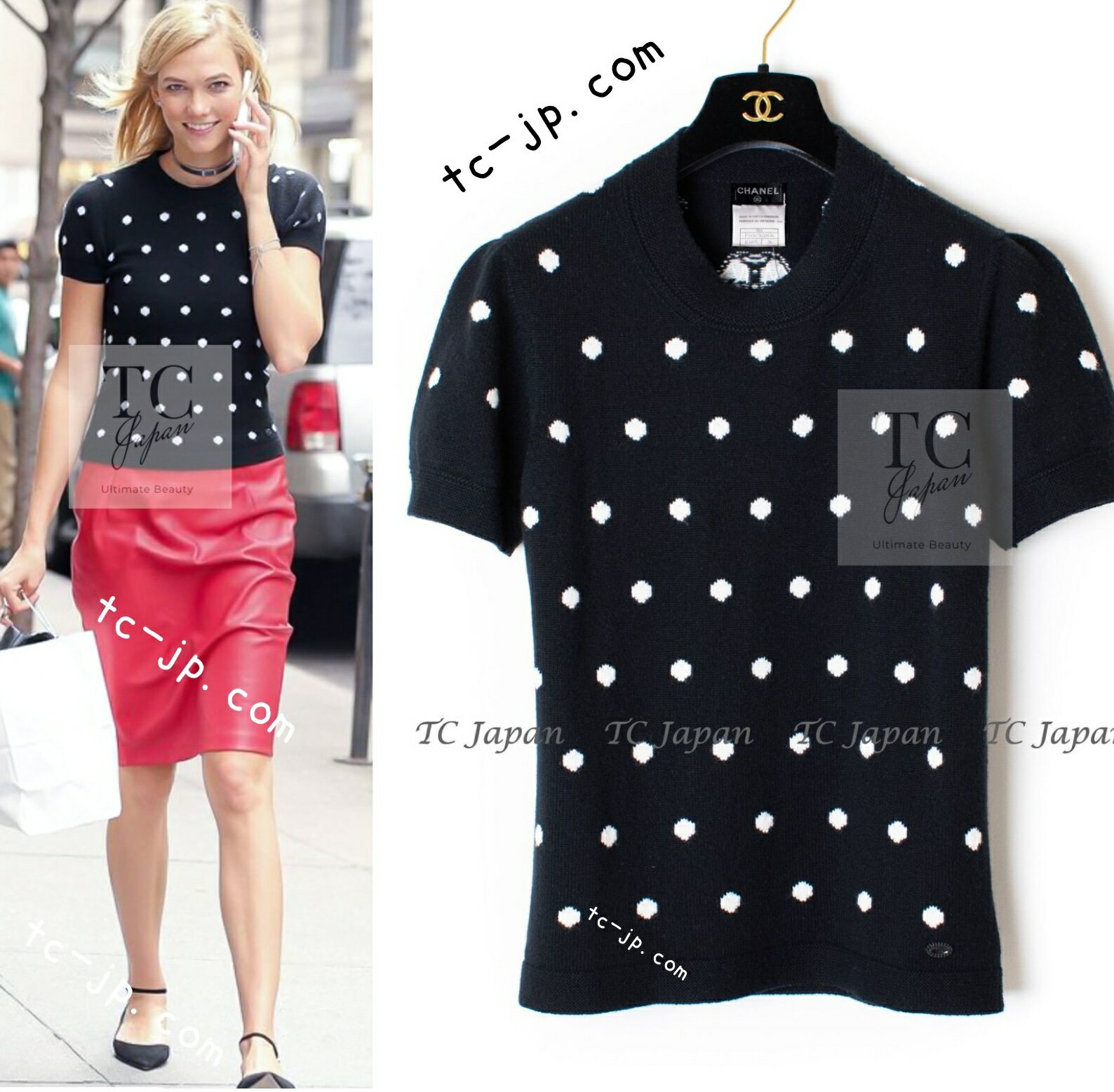 楽天市場】シャネル（柄ドット・水玉）（ニット・セーター｜トップス
