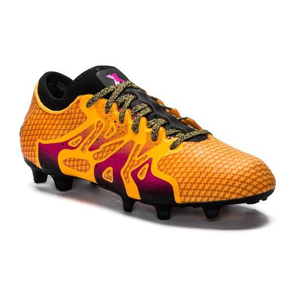 adidas X 15+ Primeknit FG/AG Solar Gold/Core Black/Shock Pink