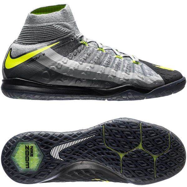 Nike HypervenomX Proximo 2 DF IC Revolution - Black/Volt/Dark Grey