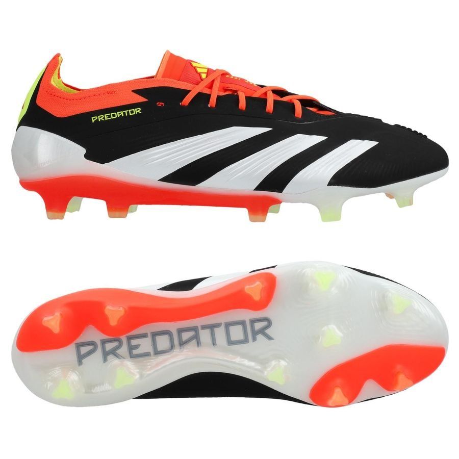 adidas Predator Elite FG Solar Energy - Core Black/Footwear White