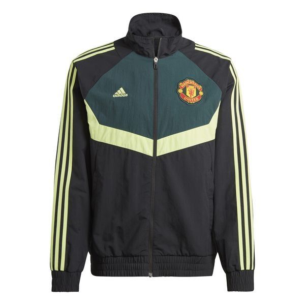 Manchester United Track Top Woven - Black/Green/Pulse Lime