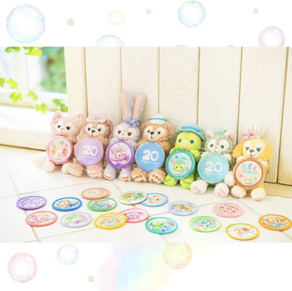 ダッフィー20周年新グッズ！2025春から「カラフルハピネス