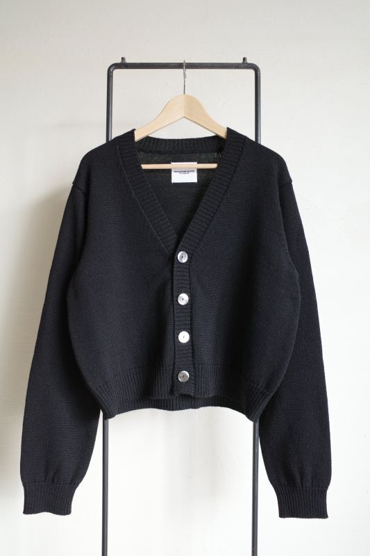 TAKAHIROMIYASHITATheSoloist. shetland wool cropped cardigan