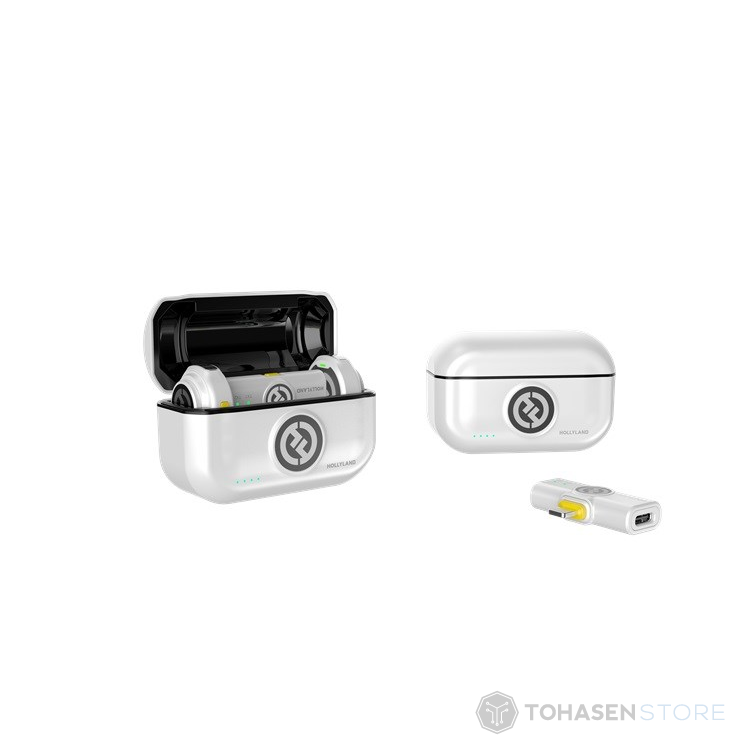 Hollyland Lark M2 with USB-C Plug (Duo,Ivory White)
