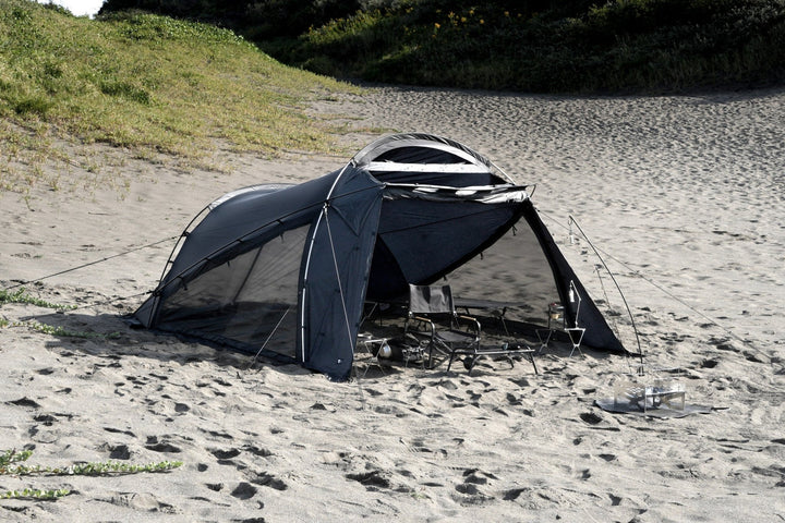 テンビ シェルター 黒・ブラック（3〜4人用テント / シェルター