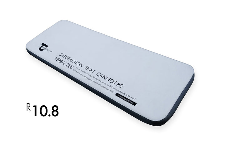 キャンプエアマット10cm(シングル)GRインフレータブルマットR値10.8