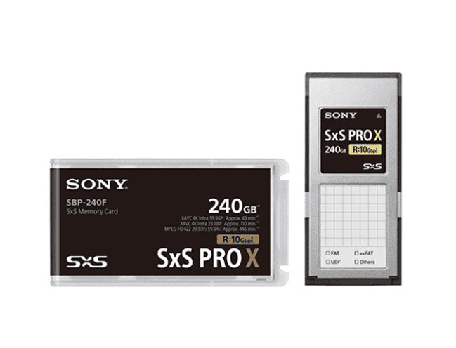 レンタル]SONY SXSメモリーカード 240GB PRO X | 記録メディアを借りる