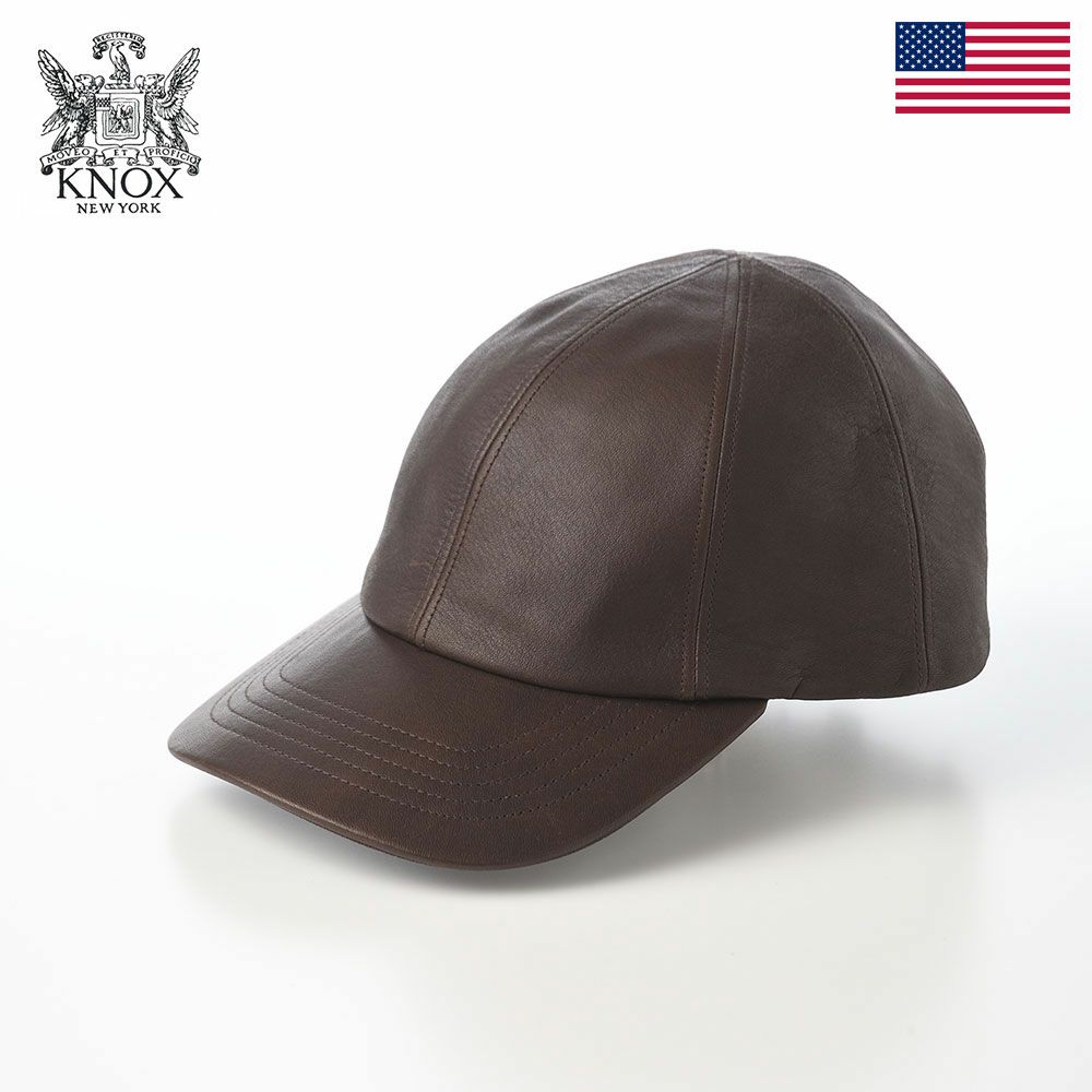 クラウンキャップ キャップ Lambleather Baseball Cap（ラムレザー