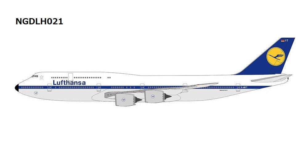 NG Models B747-8 ルフトハンザドイツ航空 retro colors D-ABYT 1/400