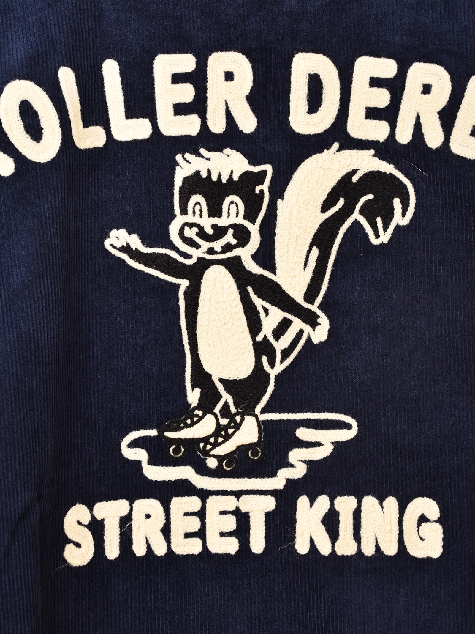 2色展開】Backers 刺繍入り コーデュロイジャケット「ROLLER DERBY